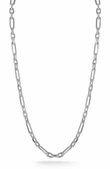 GLAZE JEWELRY Sterling Silver Figaro Necklace