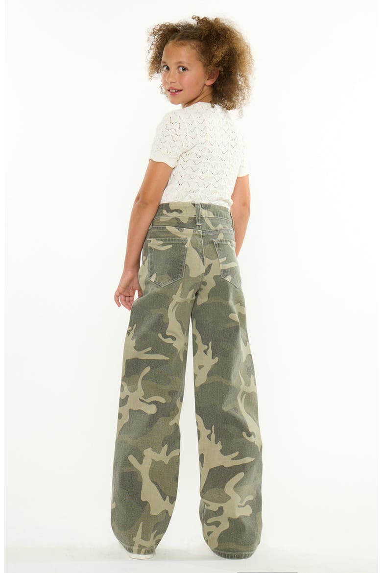 Kasey High Rise Wide Leg Jeans, Alternate, color, Camo Print