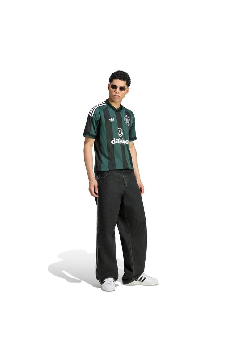 Men's adidas  Black/Green Celtic 2026/27 Away Replica Jersey, Alternate, color, Black