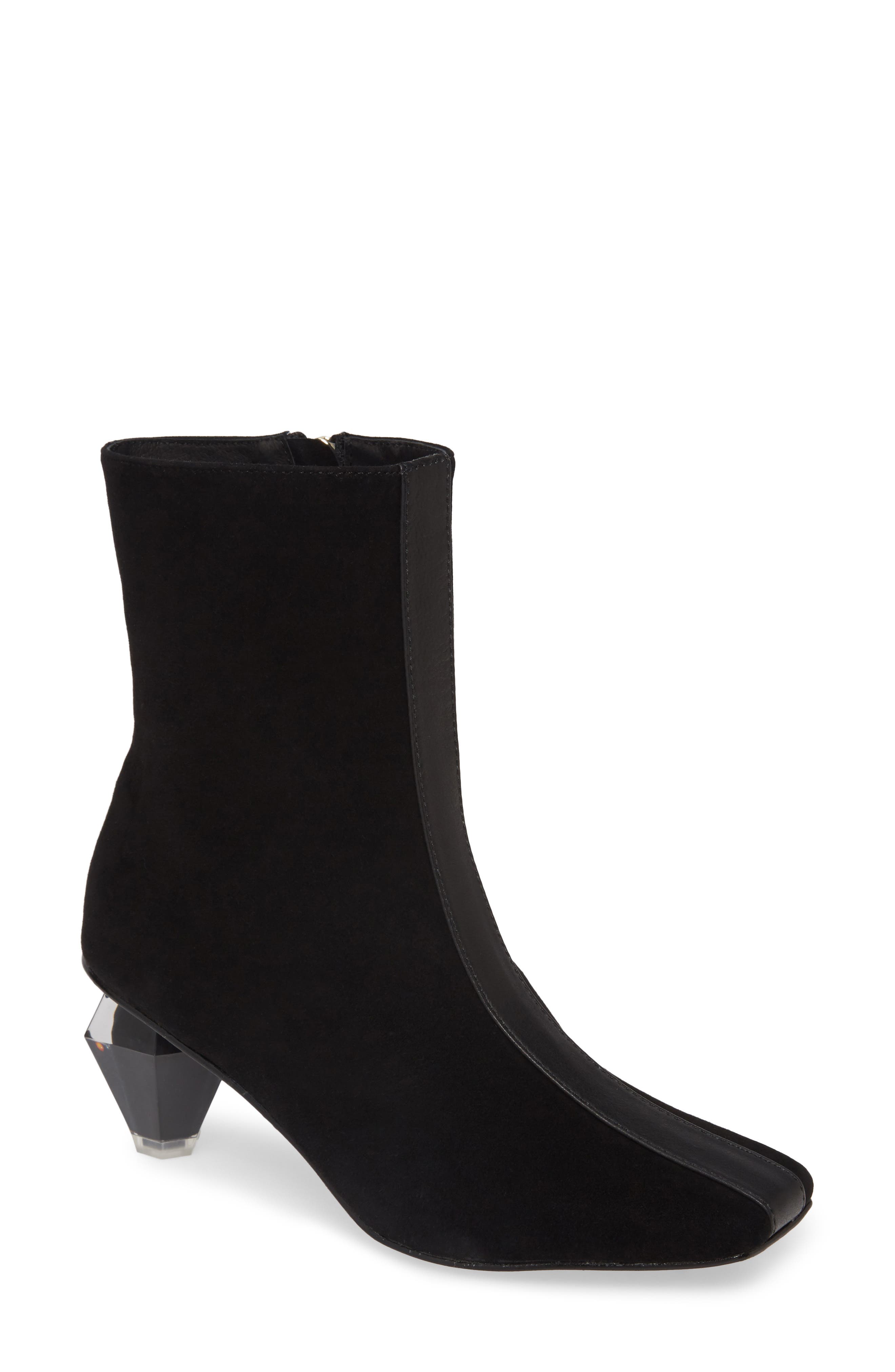 JAGGAR Diamond Heel Bootie, Main, color, 