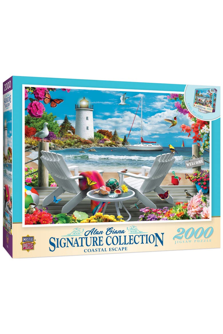 Coastal Escape 2000 Piece Jigsaw Puzzle, Main, color, Multicolor