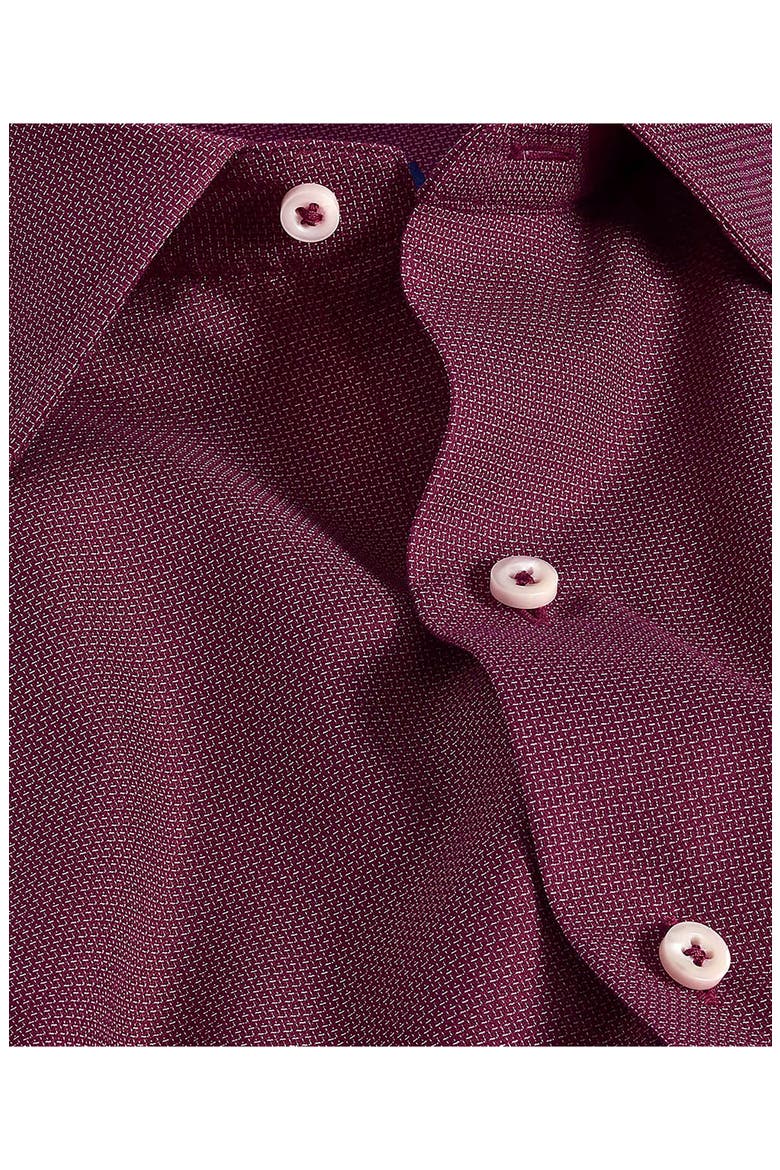 Dobby Sport Shirt, Alternate, color, MERLOT