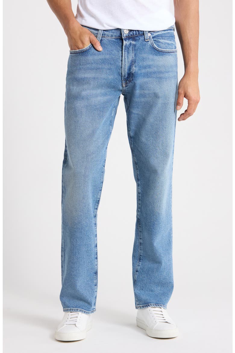 Elijah Relaxed Straight Jeans, Main, color, VINTAGE LIGHT WASHED INDIGO