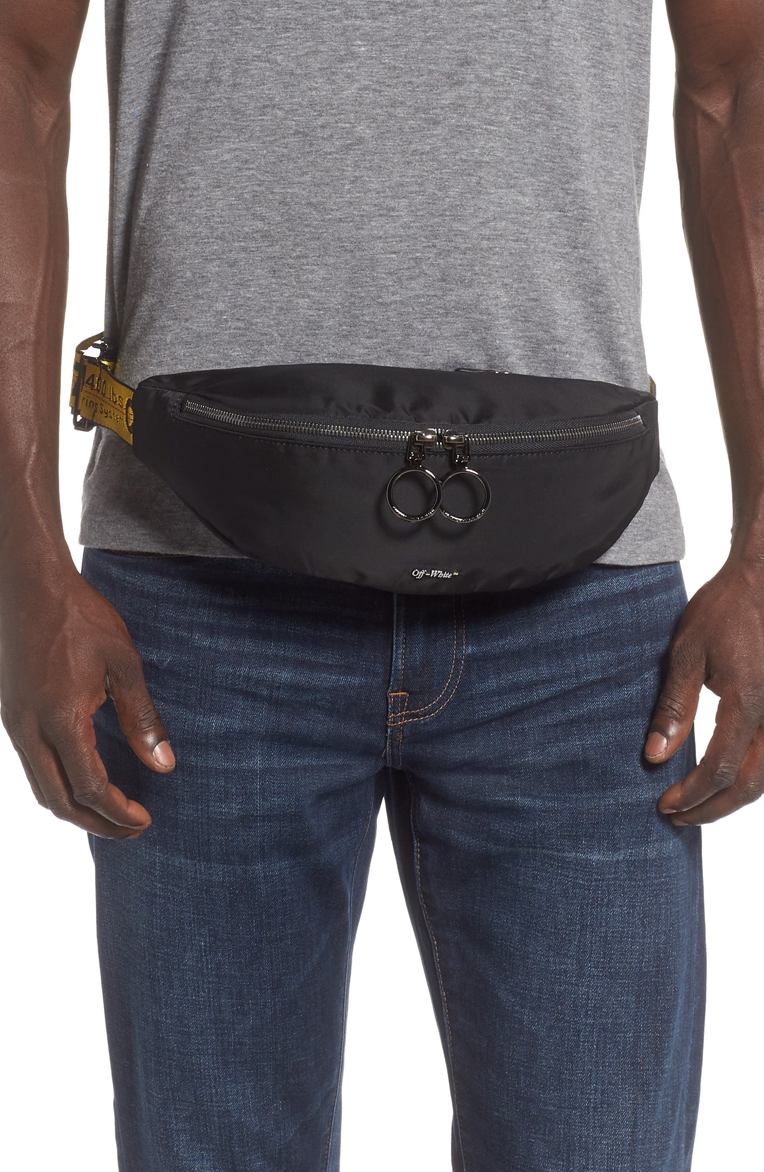 Off-White Industrial Belt Bag, Alternate, color, 