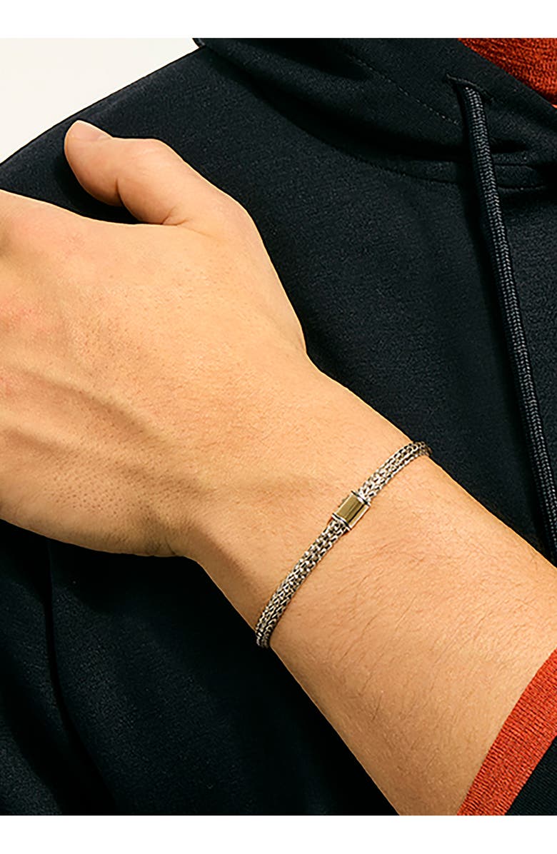 John Hardy Icon Bracelet, 5mm, Alternate, color, Silver And Gold