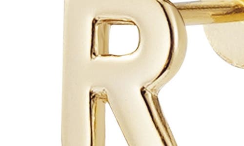 Adornia Fine Initial Stud Earrings