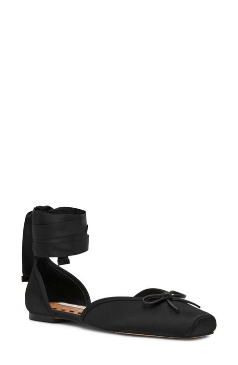 Leonora Ankle Wrap Flat