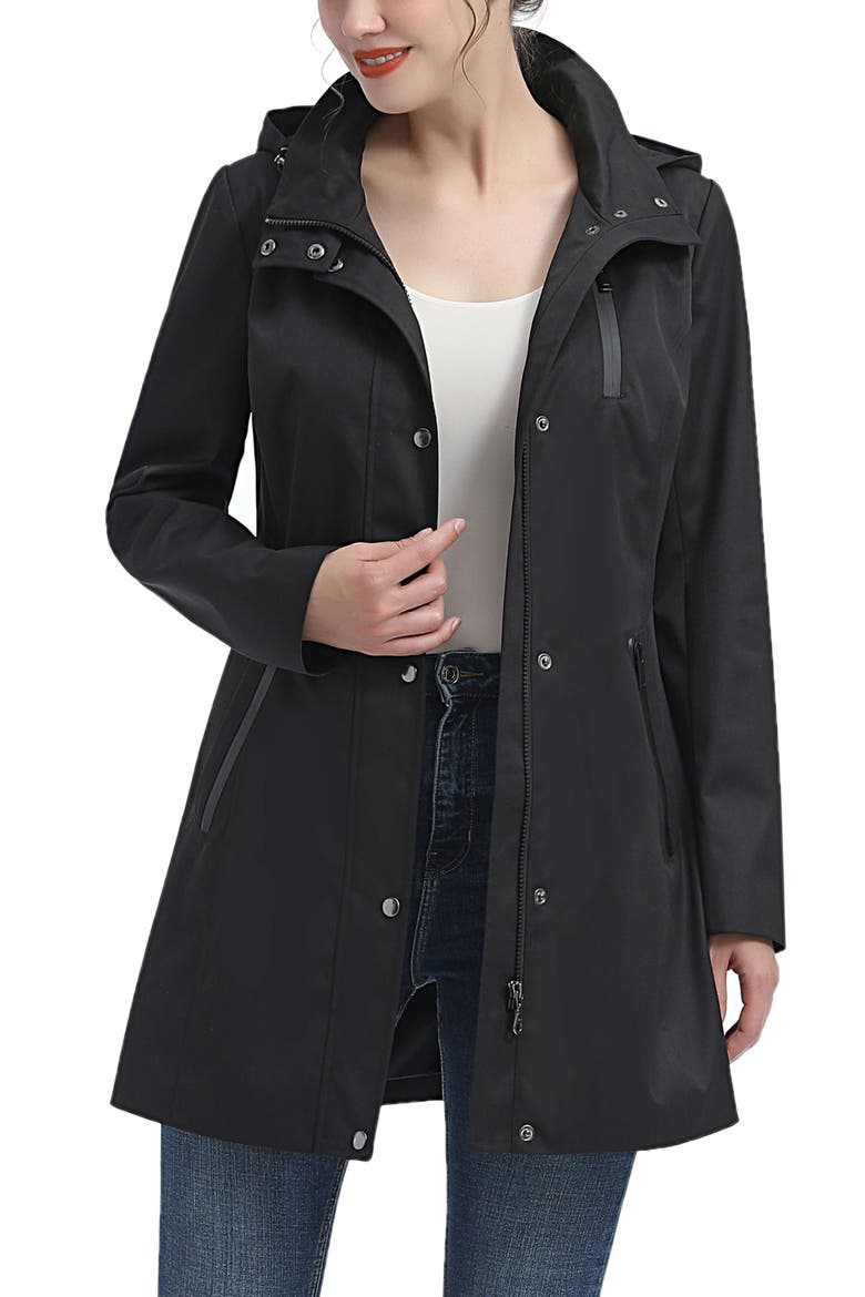 Women's Molly Hooded Anorak Jacket, Alternate, color, Black
