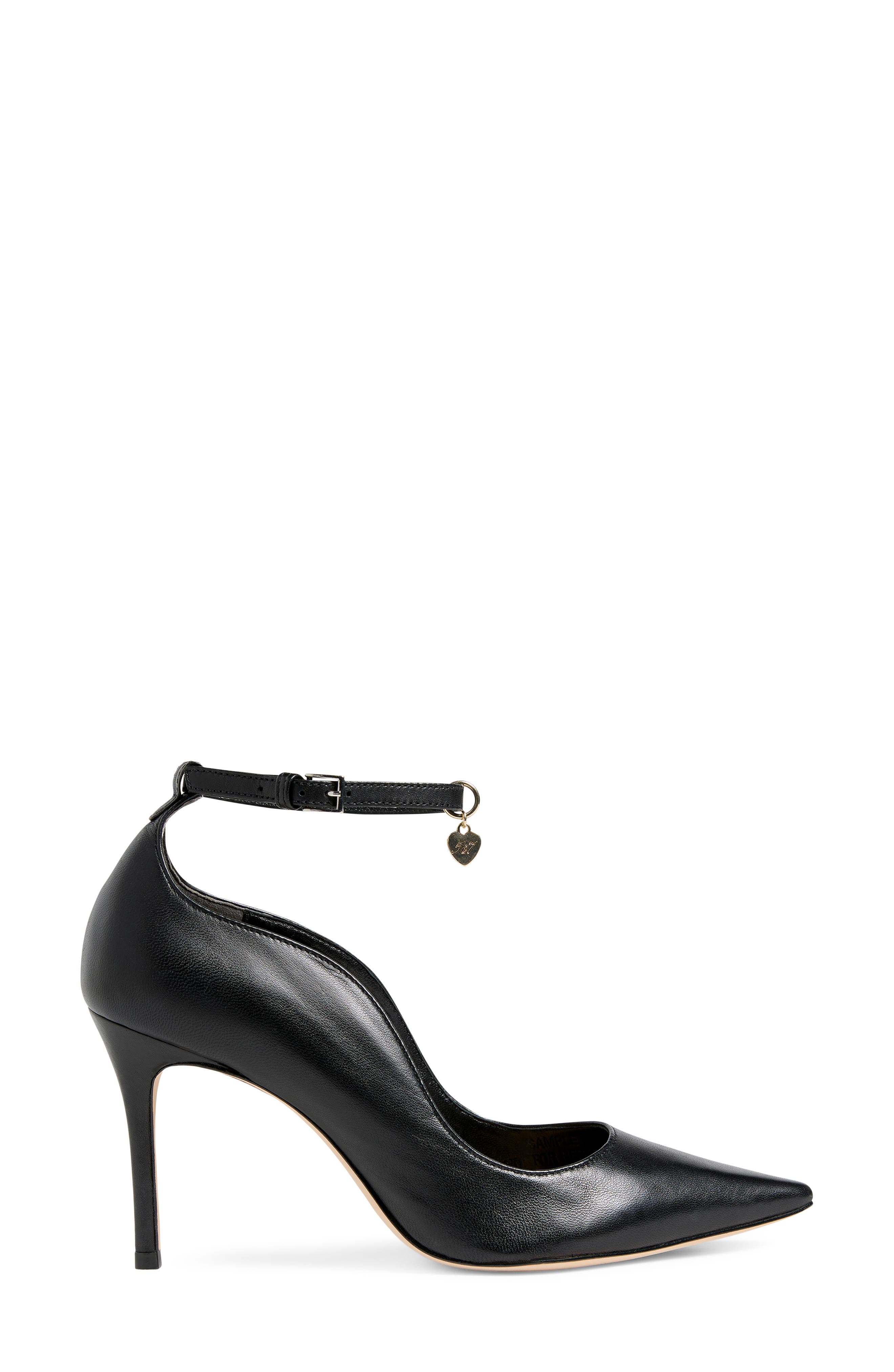 Cinq à Sept Riley Soft Curve Pointed Toe Pump, Alternate, color, Black