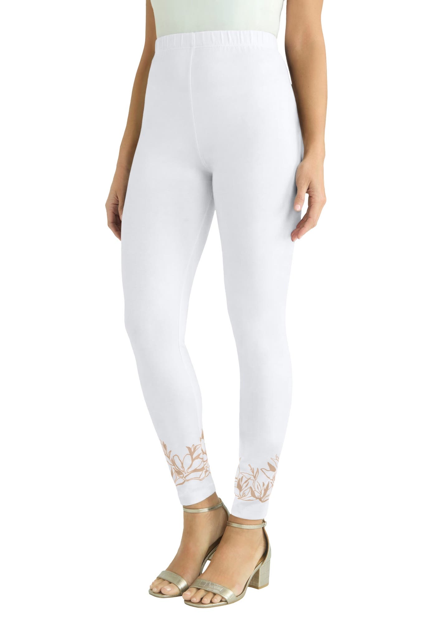 WHITE TROPICAL FLORAL