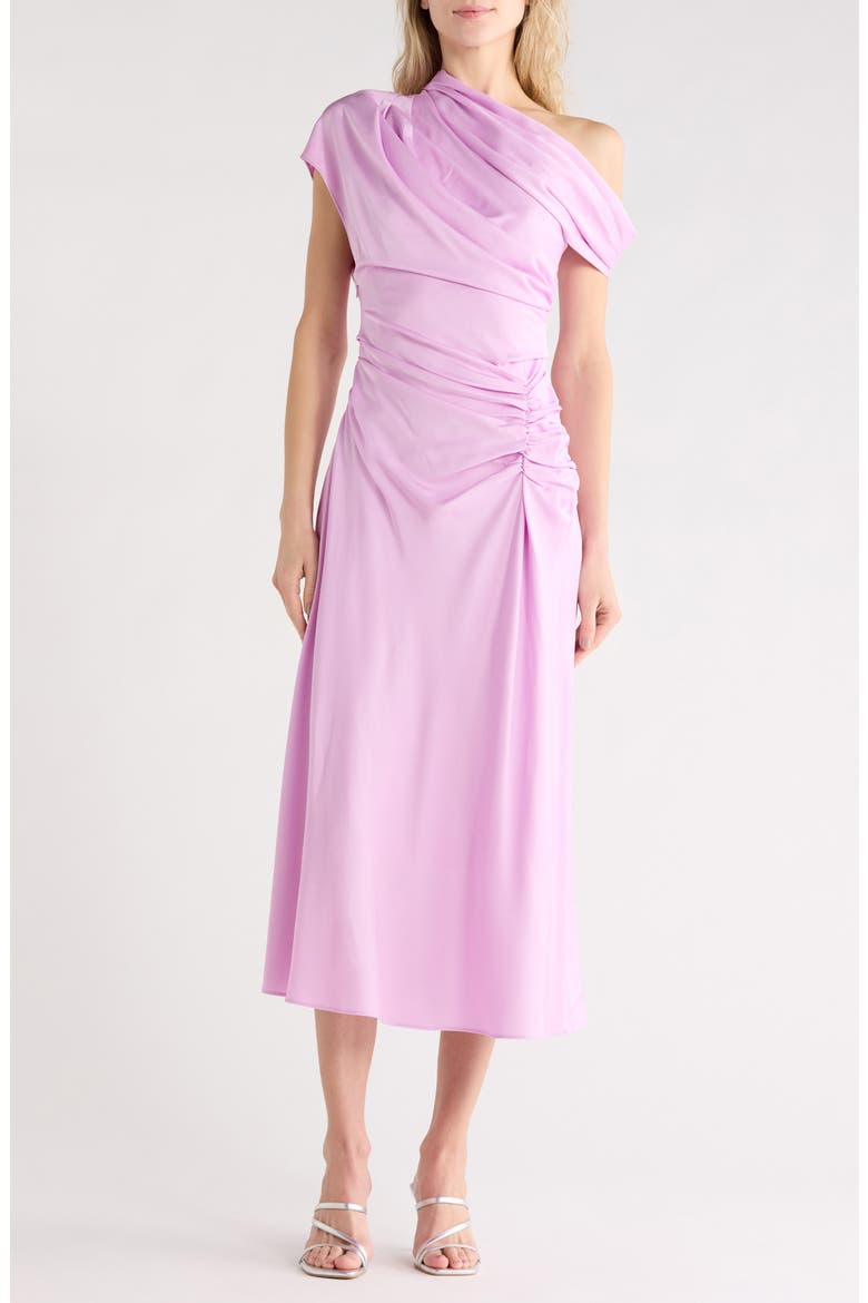 Joanna Asymmetric Sleeve Maxi Dress, Main, color, ORCHID