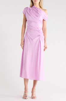 Simkhai Joanna Asymmetric Sleeve Maxi Dress