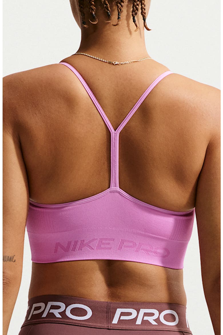 Pro Dri-FIT Seamless Sports Bra, Alternate, color, LIGHT MAGENTA