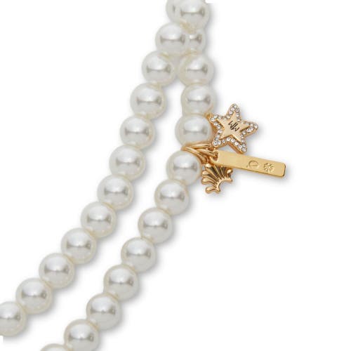 Lele Sadoughi Opera Pearl Strand Necklace In Metallic