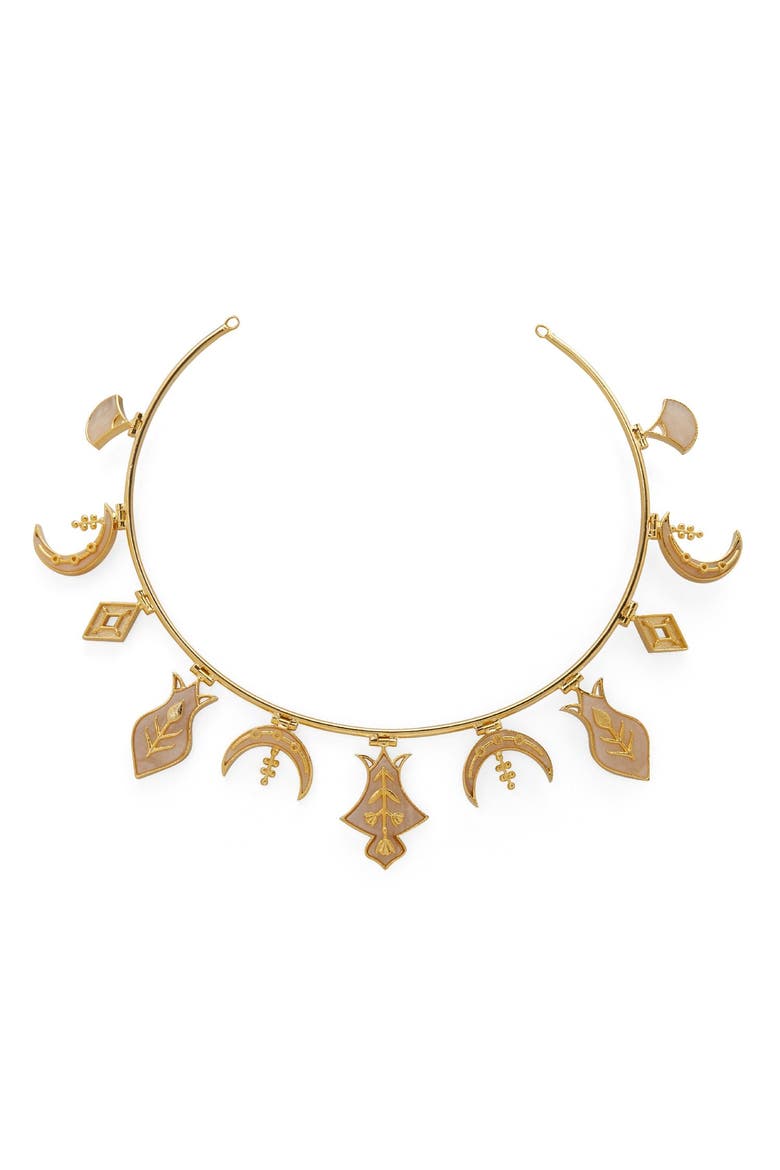 HAMSA NECKLACE, Main, color, Gold Plated