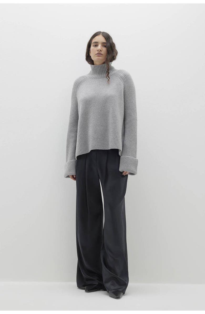 NAKED CASHMERE Isabella Cashmere Turtleneck, Main, color, Shadow Heather