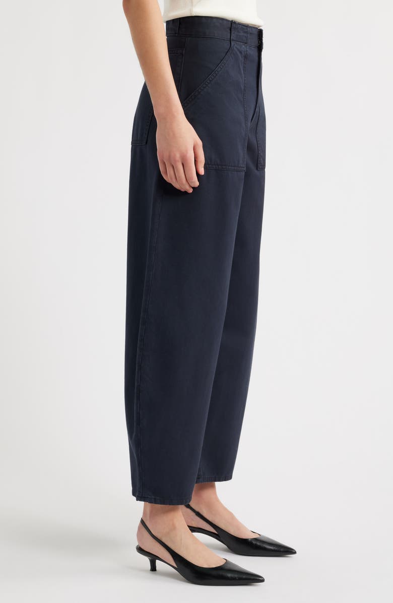 FRAME The Barrel Ankle Pants, Alternate, color, Washed Navy