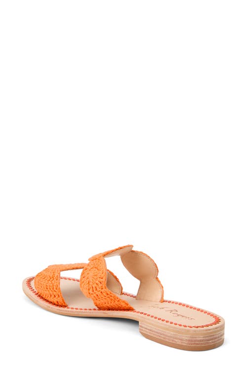 Jack Rogers Laurin Crochet Sandal In Clementine