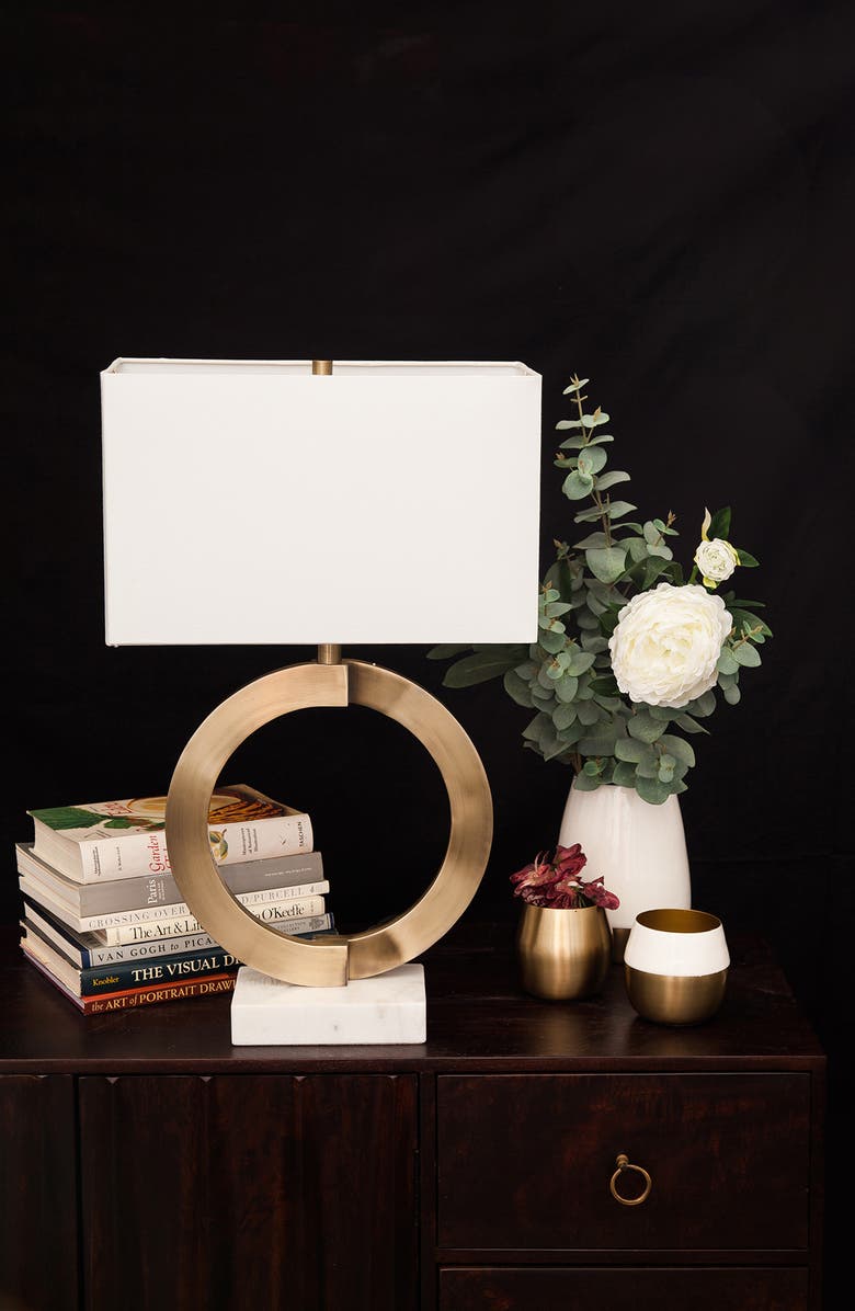 Renwil Skylar Iron & Marble Table Lamp, Alternate, color,