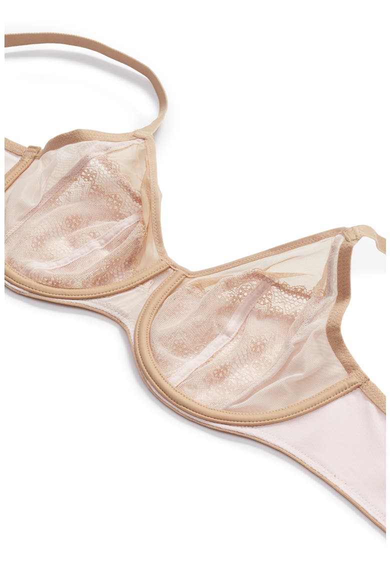 Revele Moi Perfect Fit Underwire Bra, Alternate, color, NUBUCK