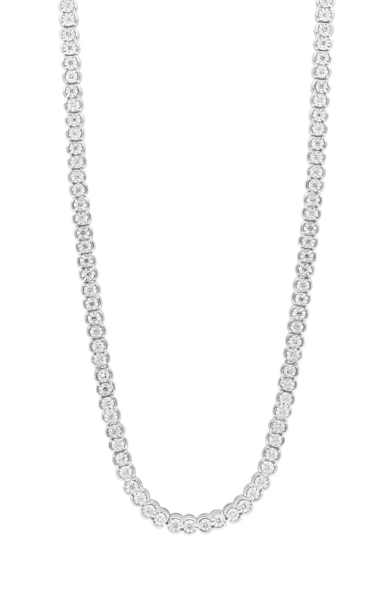 EFFY Sterling Silver Diamond Tennis Necklace - 0.47 ctw., Main, color, Silver