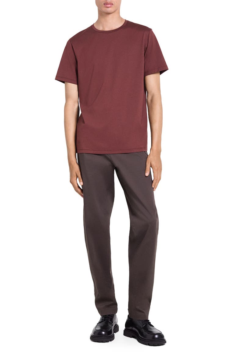 Precise Cotton T-Shirt, Alternate, color, DEEP AUBURN - 2U6