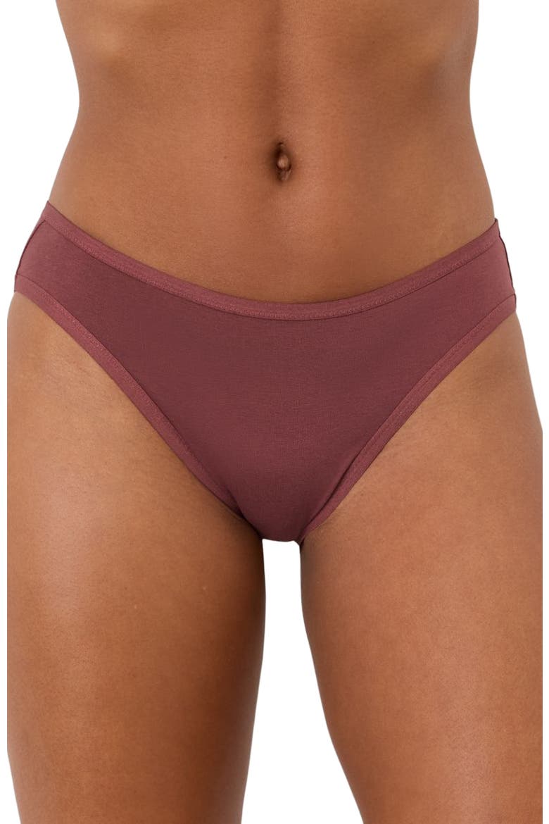 Everyday Classic Fit Bikini 5-Pack Made With Organic Cotton, Alternate, color, Everyday Lakeside Lilies