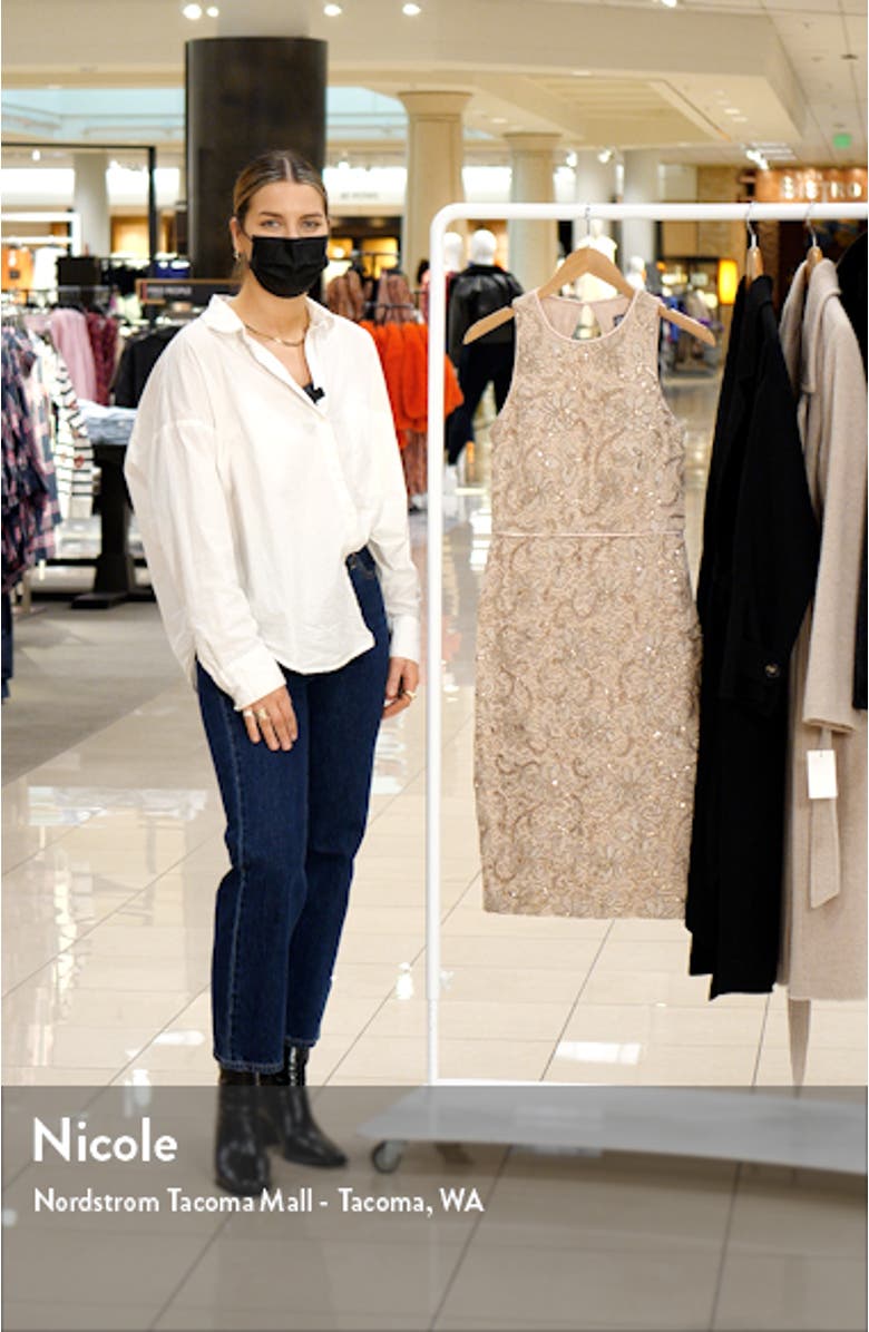 Sleeveless Sequin Body-Con Dress, sales video thumbnail