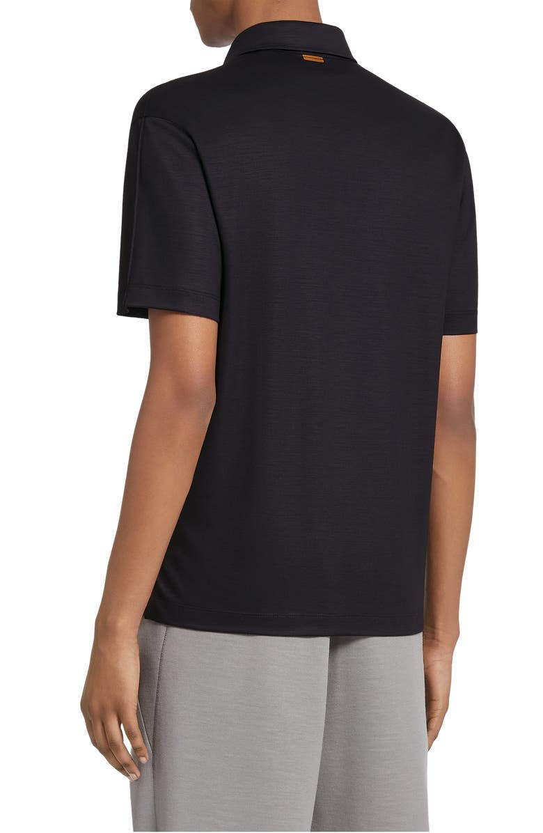 ZEGNA High Performance<sup>™</sup> Wool Polo, Alternate, color, Navy
