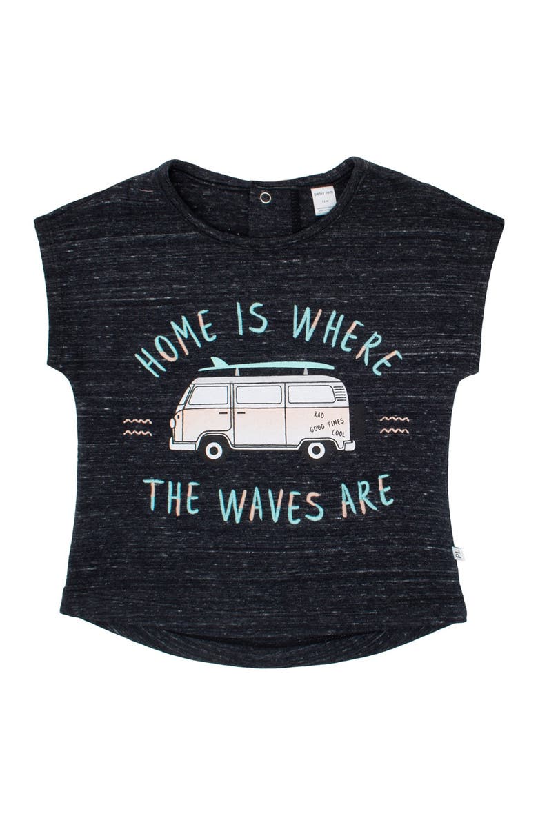 Petit Lem Venice Beach T-Shirt & Shorts Set, Alternate, color,