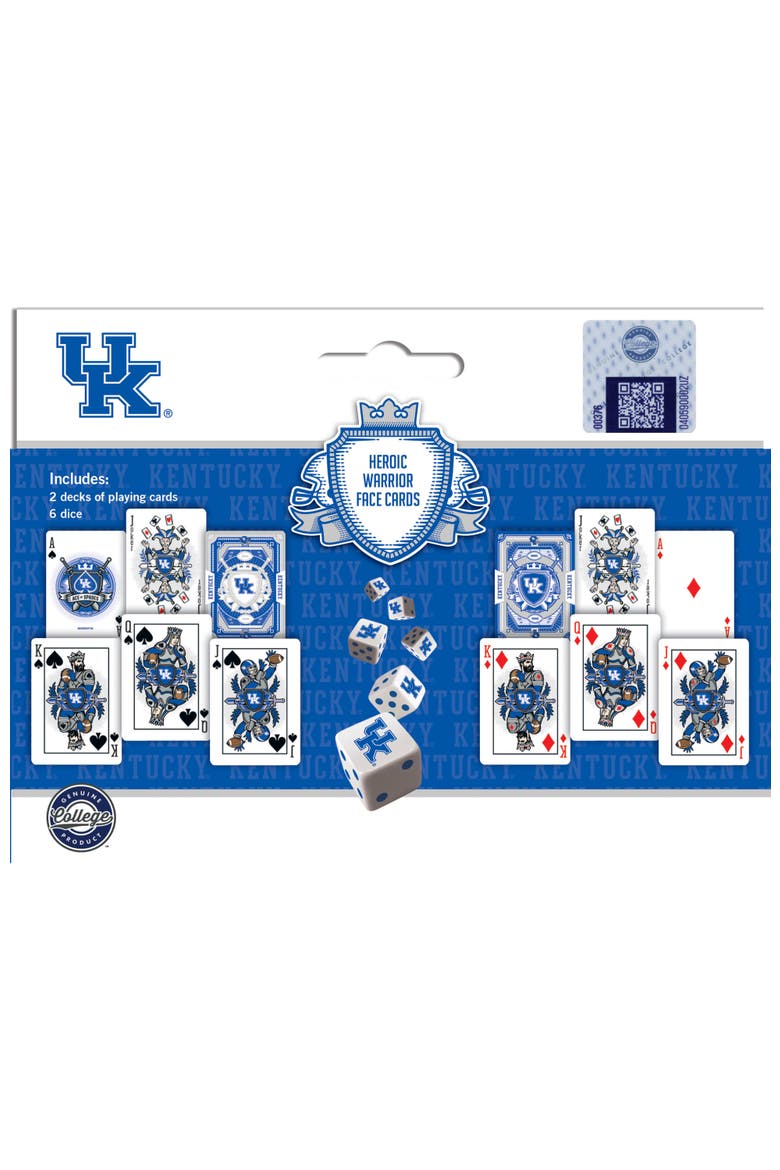 Kentucky Wildcats Playing Cards & Dice, Alternate, color, Multicolor