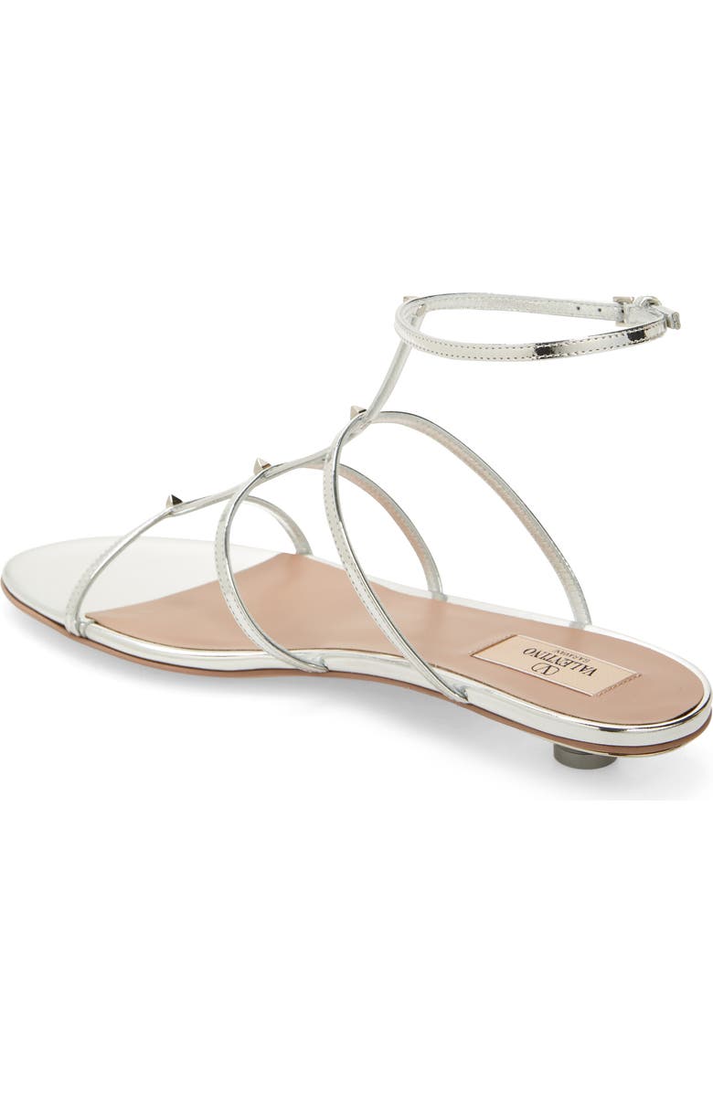 Valentino Garavani Rockstud Wispy T-Strap Sandal, Alternate, color,