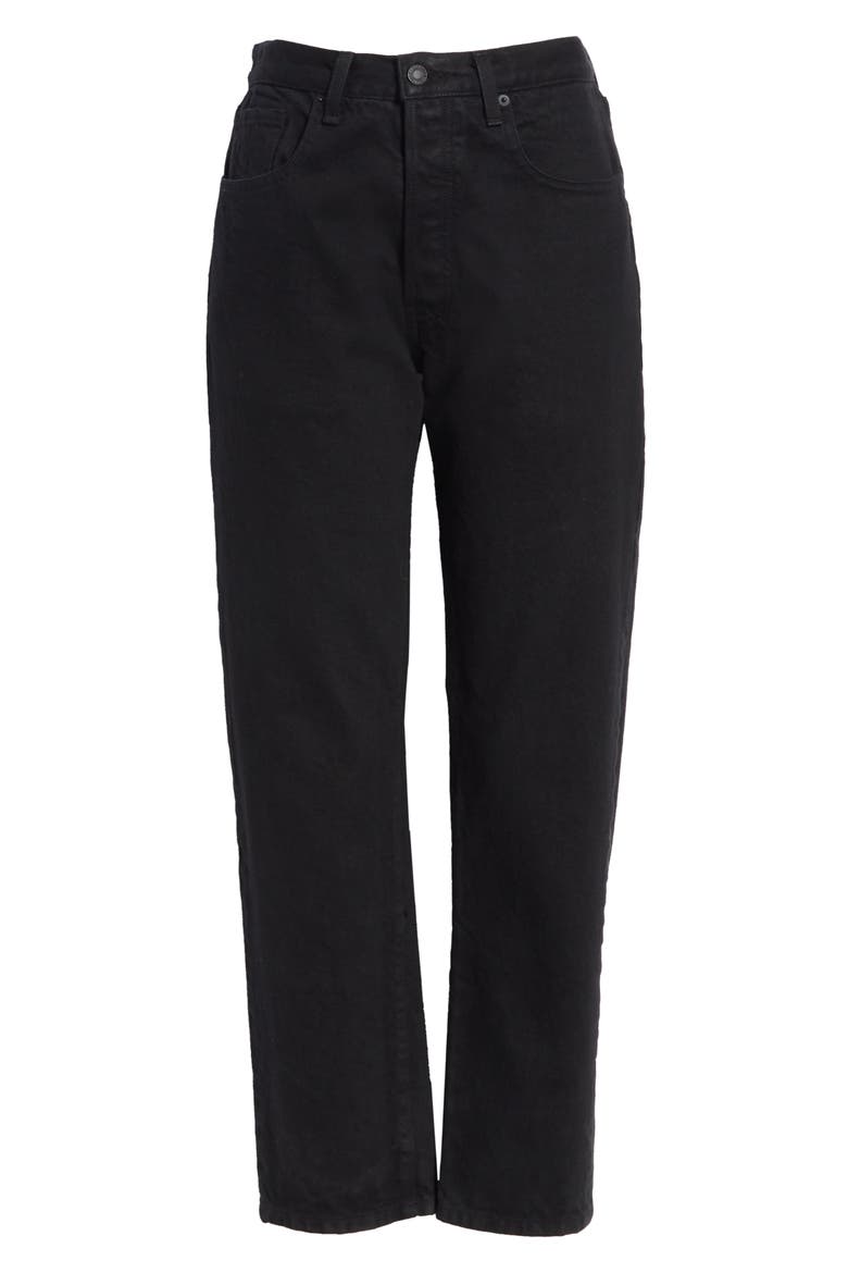 Archer Straight Leg Jeans, Alternate, color, BLACK
