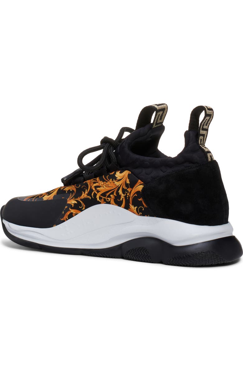 Versace Cross Chainer High Top Sneaker, Alternate, color,