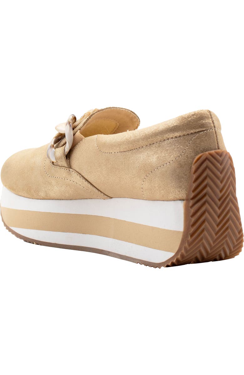 Volatile Beckett Crystal Embellished Mixed Media Platform Sneaker, Alternate, color,