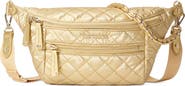 MZ Wallace Small Crosby Quilted Nylon Convertible Sling Bag