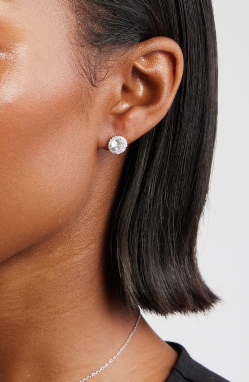 Nordstrom Cubic Zirconia Stud Earrings In Silver