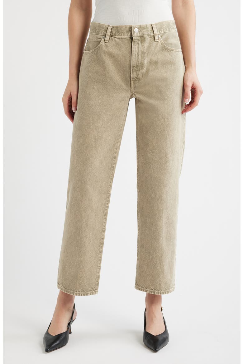 The Hang Mid Rise Ankle Straight Leg Jeans, Main, color, TABBY