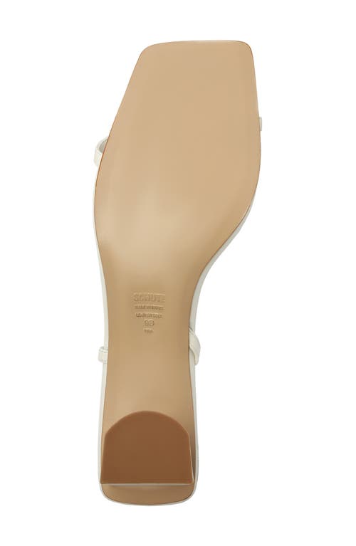 Shop Schutz Heloise Block Heel Sandal In White