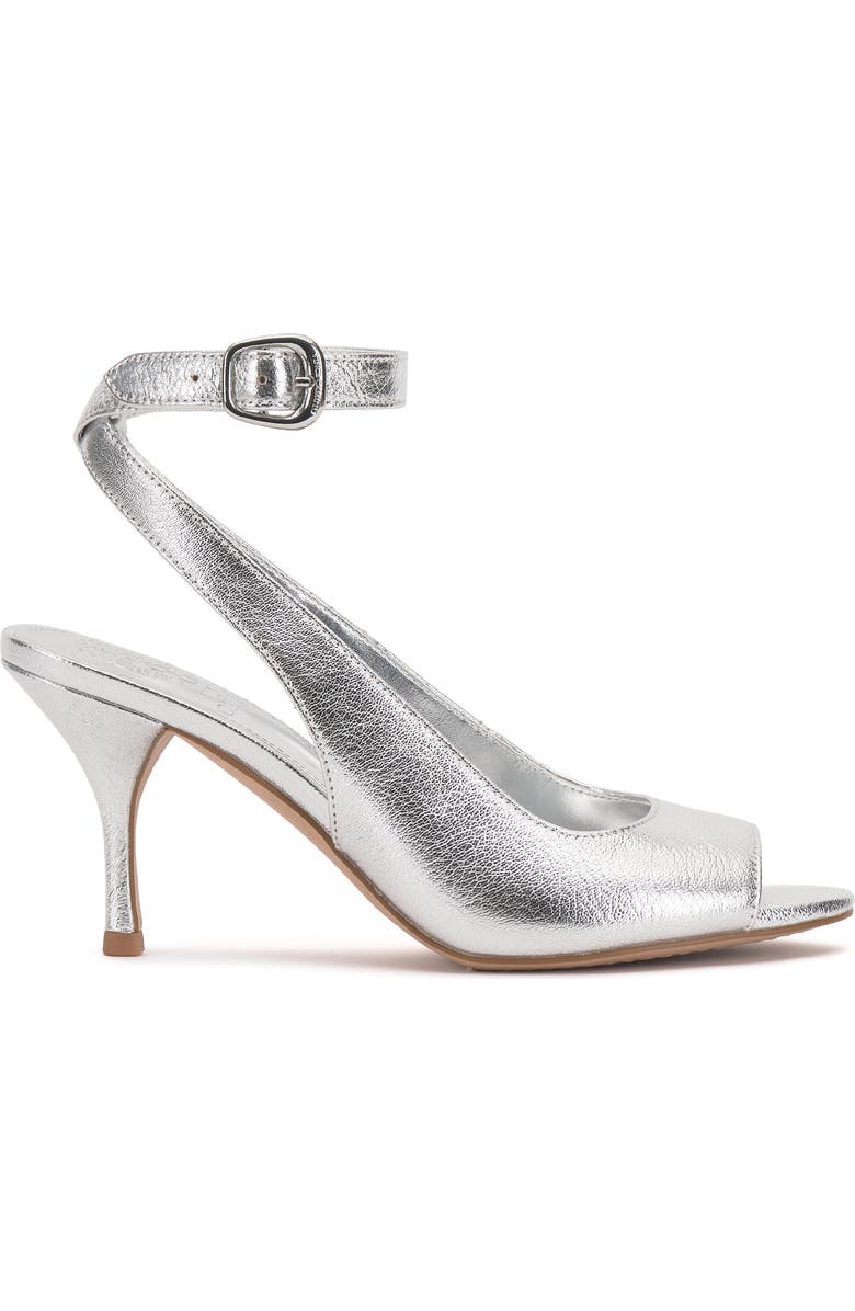 Vince Camuto Pavles Ankle Strap Sandal, Alternate, color, Lux Silver