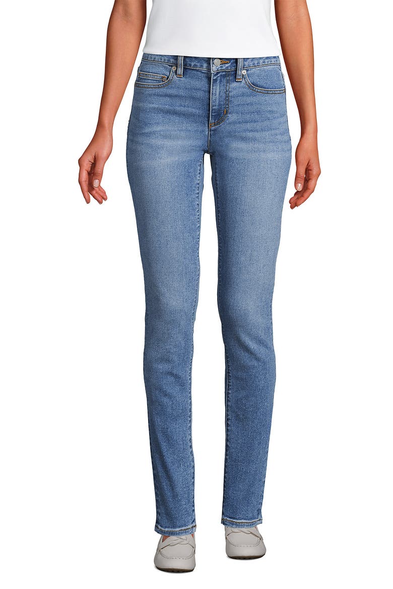 Recover Denim Mid Rise Slim Leg Jeans, Alternate, color, Beau Blue