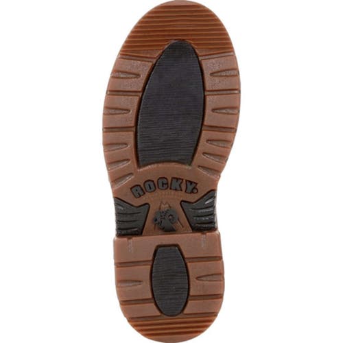 Rocky Waterproof Padded Kid's Flx Waterproof Western Boot In Brown
