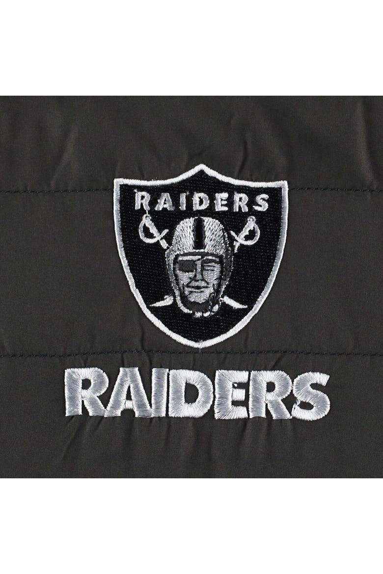 Men's Dunbrooke Heather Black Las Vegas Raiders Explorer Tech Full-Zip Jacket, Alternate, color, Heather Black