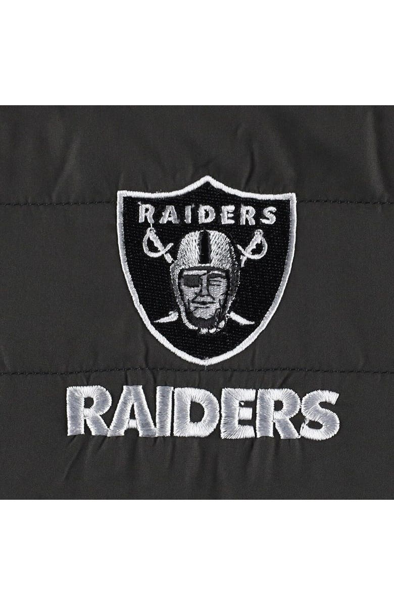 DUNBROOKE Men's Dunbrooke Heather Black Las Vegas Raiders Explorer Tech Full-Zip Jacket, Alternate, color, Heather Black