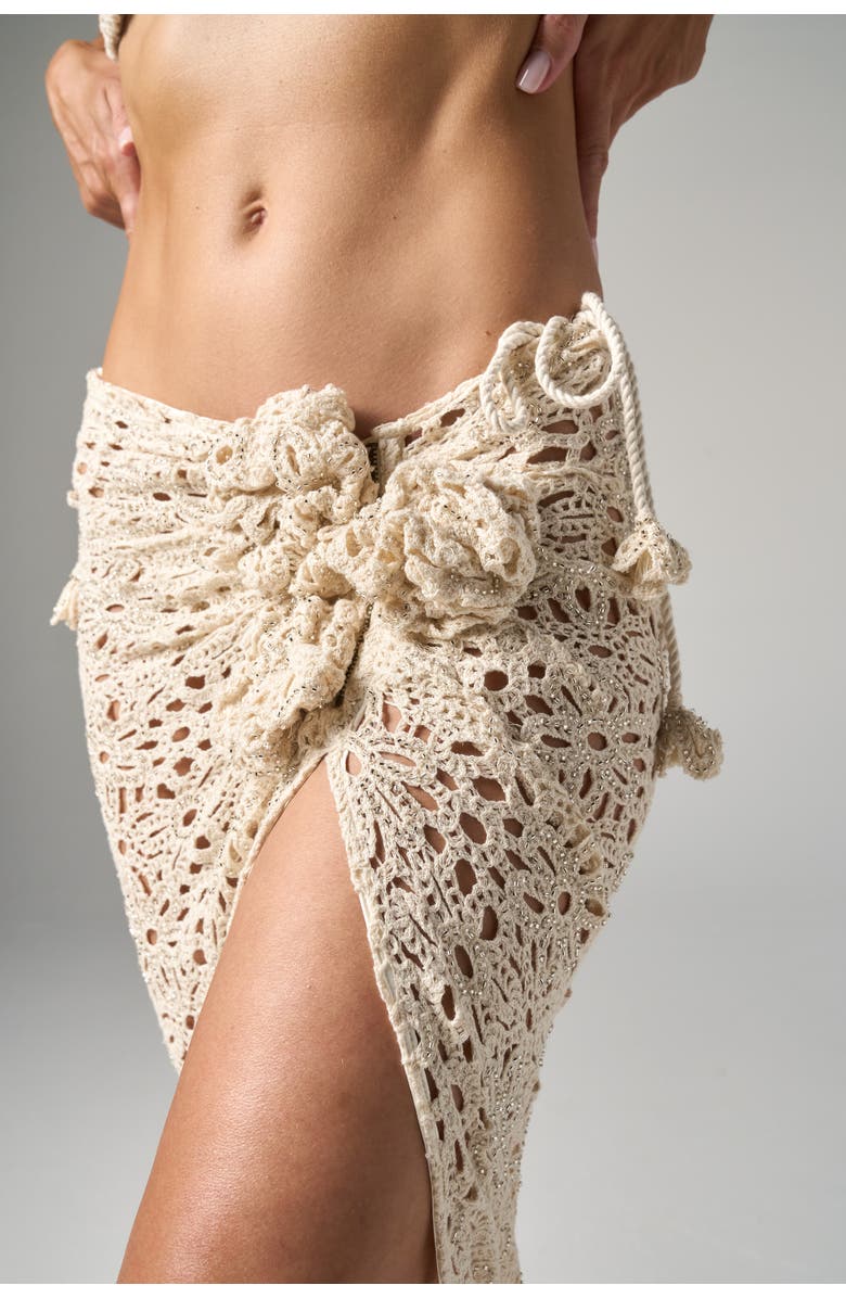 JBQ Coco Skirt, Alternate, color, Oat