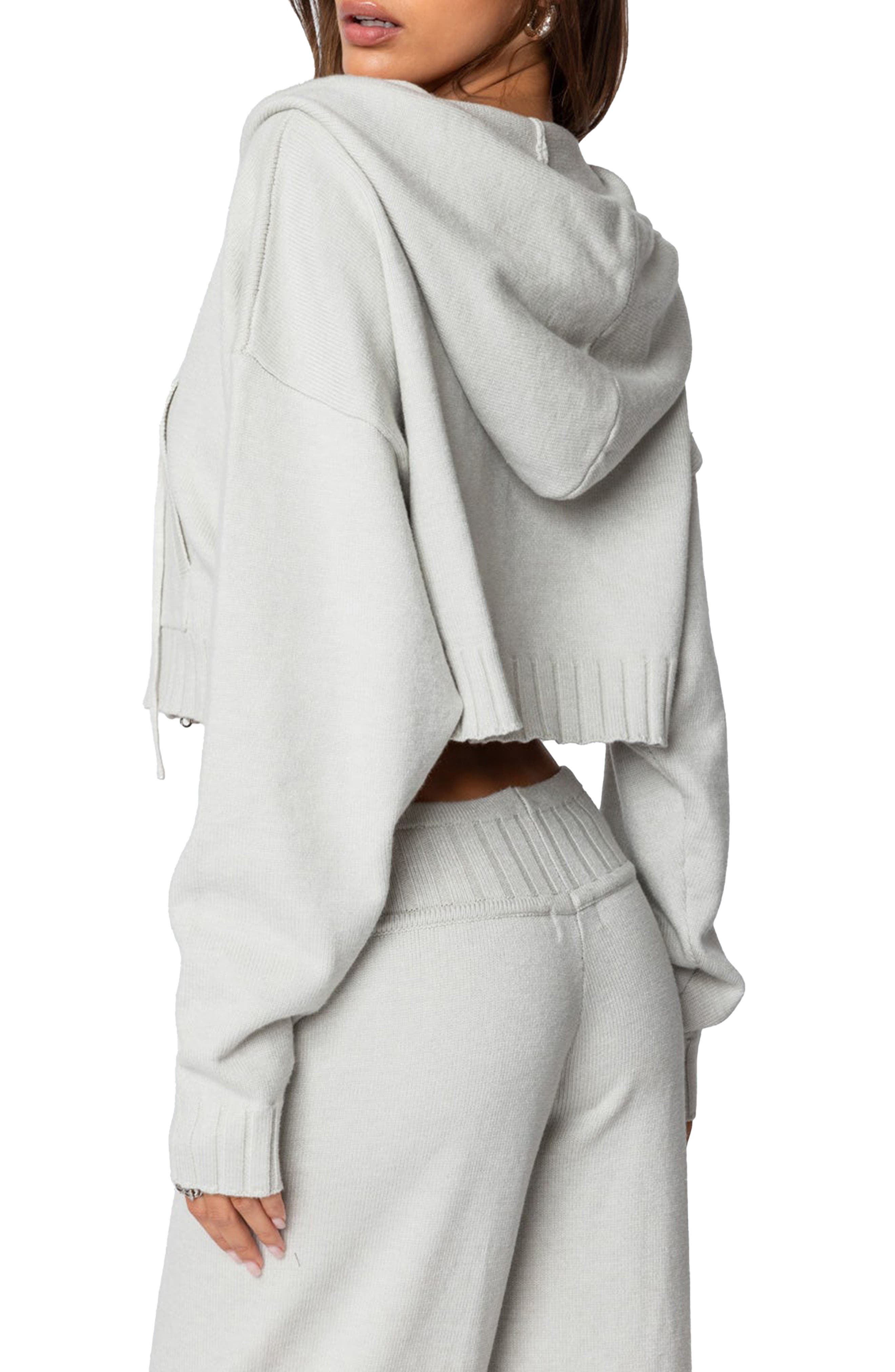 Russell Crop Zip-Up Hoodie (Women) | Nordstrom