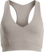 Zella Studio Luxe V-Neck Racerback Sports Bra