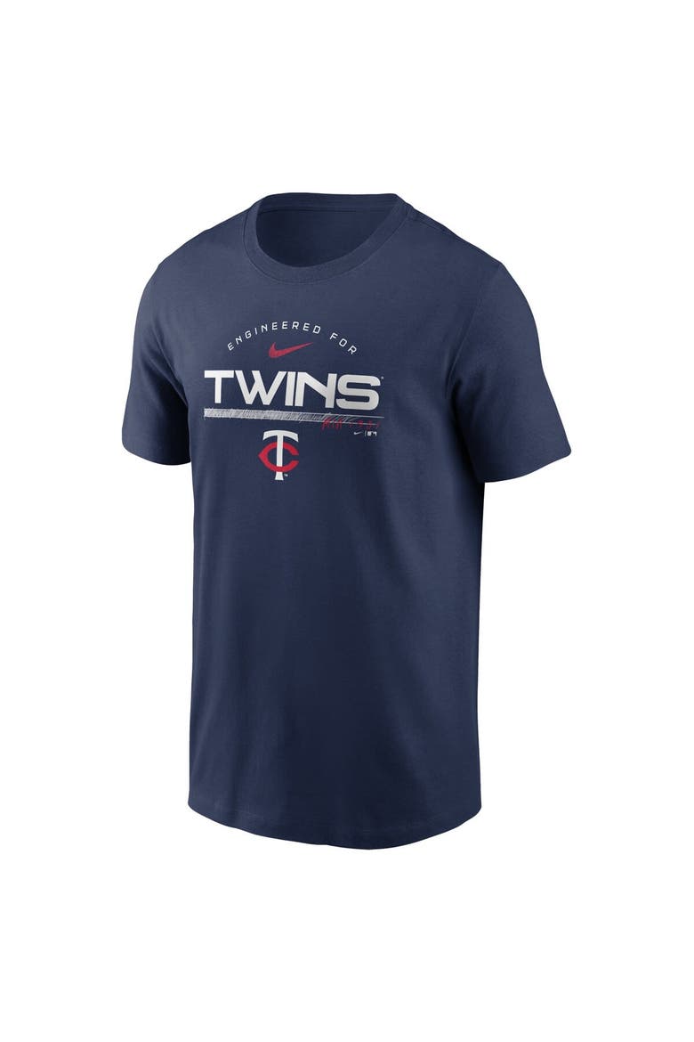 Men's Nike Navy Minnesota Twins Team Engineered Performance T-Shirt, Alternate, color, Navy
