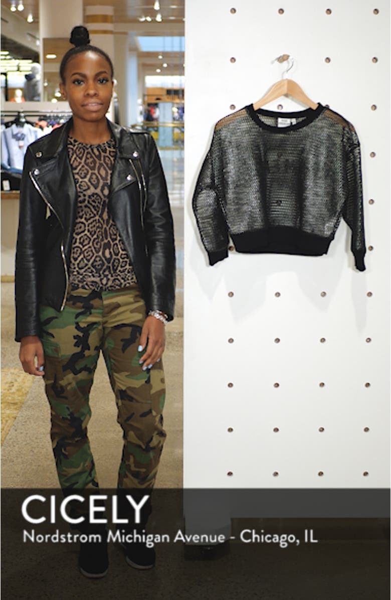 Branded Mesh Pullover Sweatshirt, sales video thumbnail