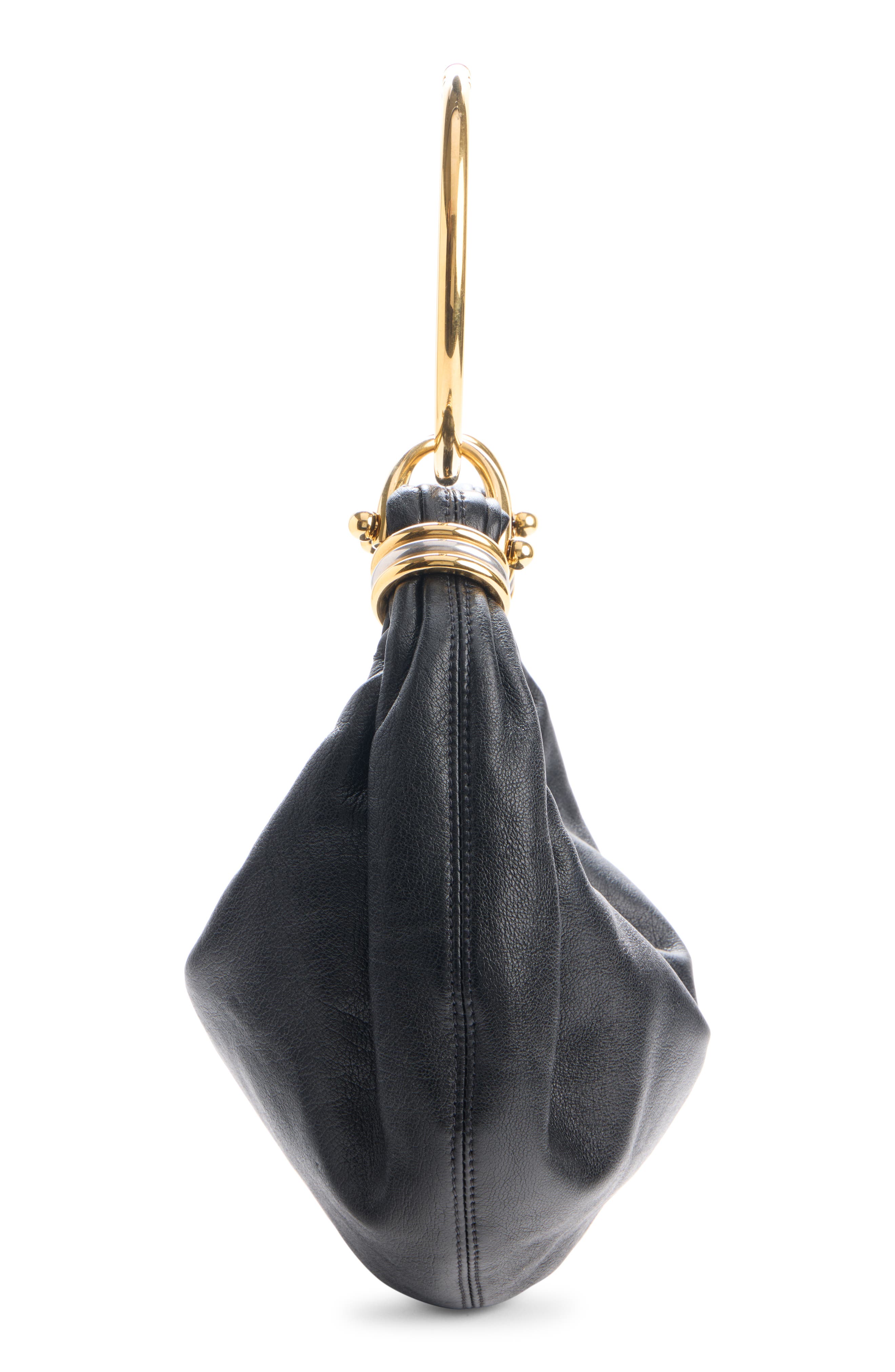 Chloé Small Bracelet Hobo Bag, Alternate, color, Black 001